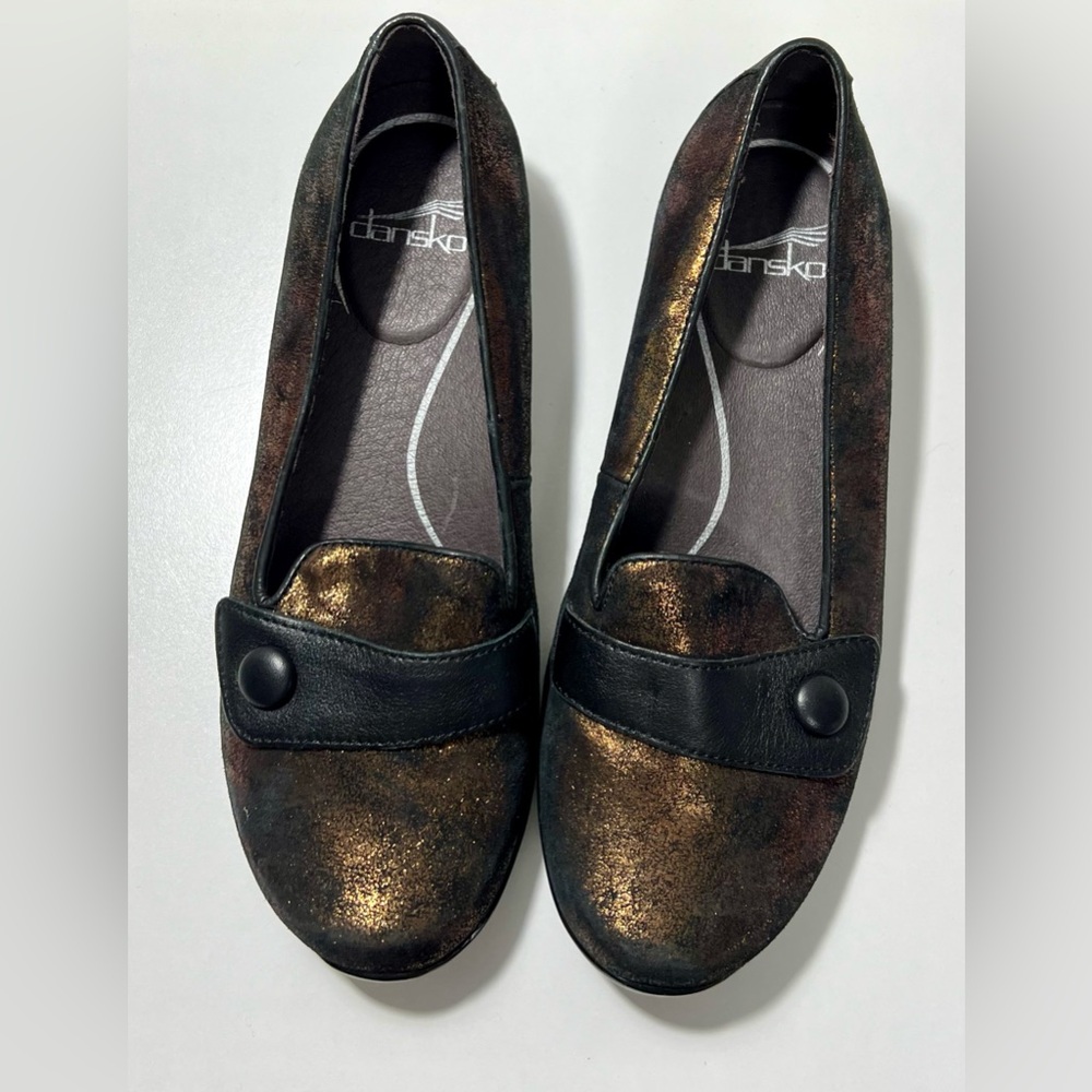 Dansko Metallic Loafers